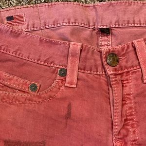 Size 34 waist “True Religion” Anerican Flag Holiday shorts